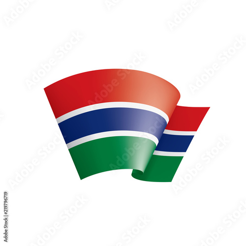 Free Download Gambia flag, vector illustration on a white background - GFXLoad