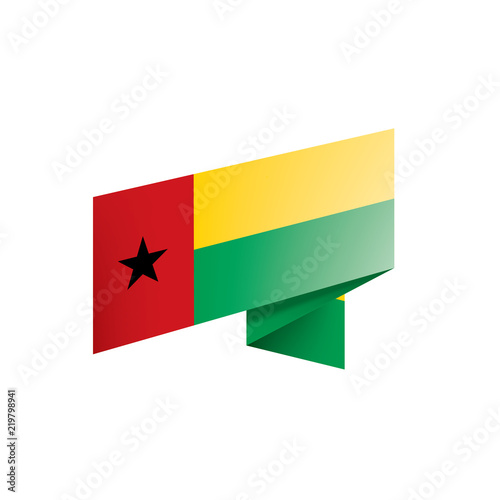 Free Download Guinea Bissau flag, vector illustration on a white background - GFXLoad