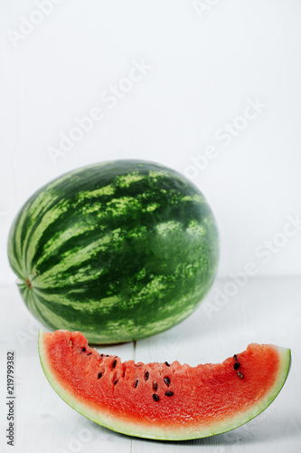 piece of watermelon, a juicy summer watermelon mood