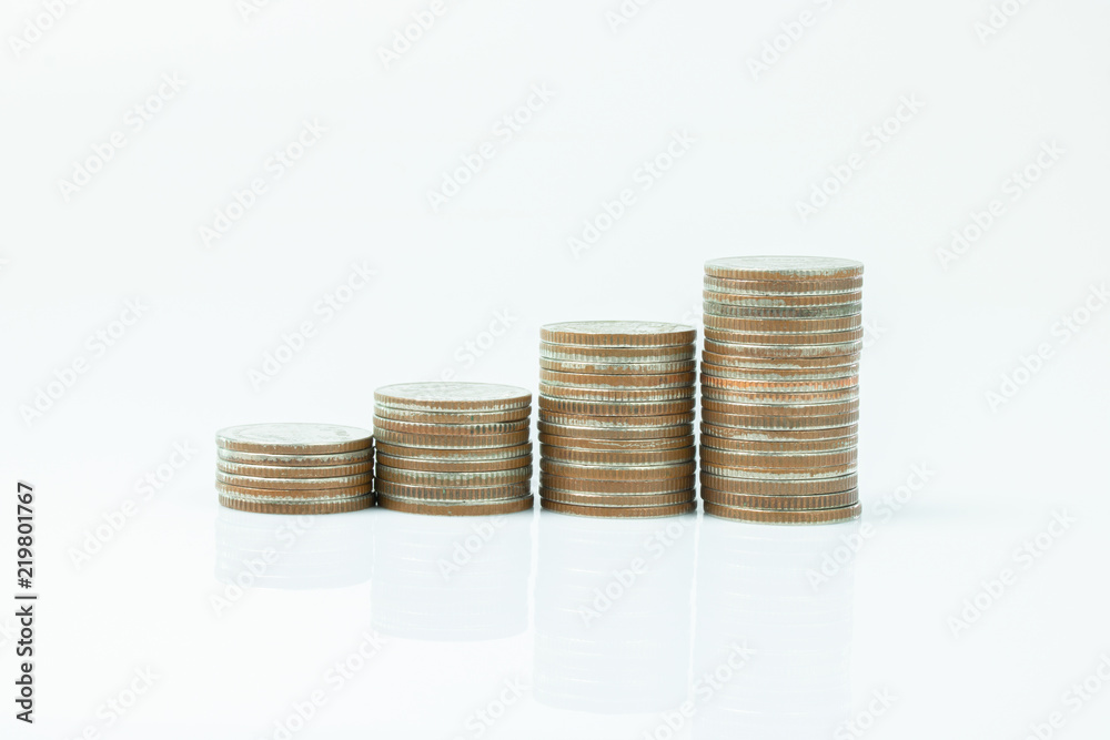 coin margin symbol on white background coin margin symbol on white background