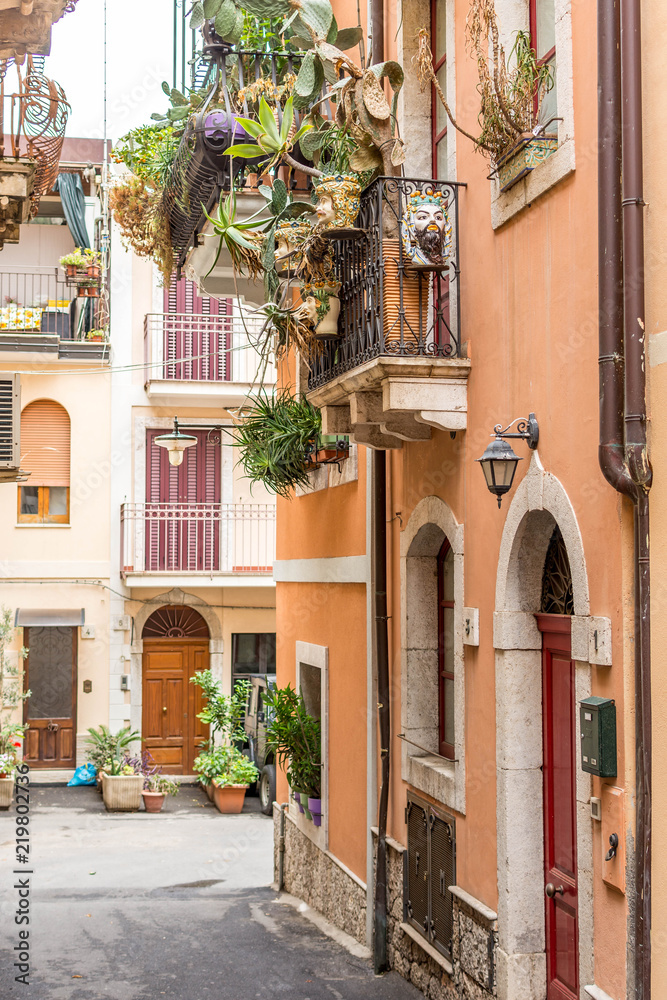 Taormina little street
