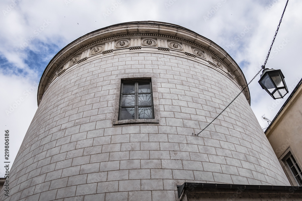 Protestant Temple of Orleans (Eglise protestante unie d'Orleans, Eglise chretienne evangelique Orleans, 1839) - Reformed Protestant church. Orleans is capital of Loiret department, 111 km from Paris.