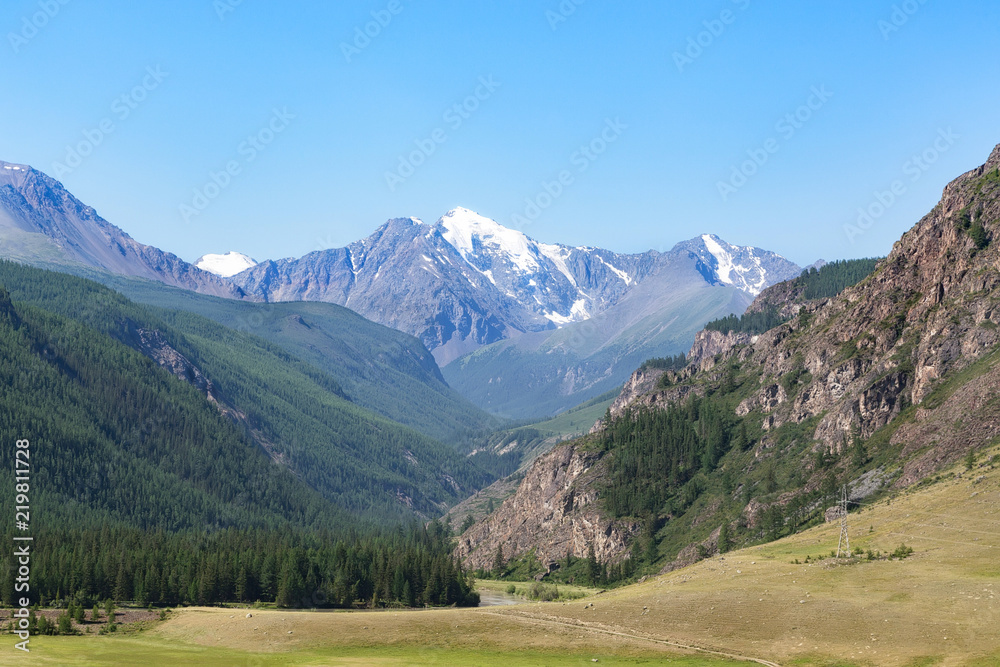 Mountain landscape in Altai