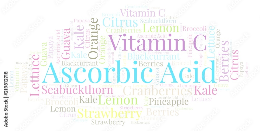 Ascorbic Acid word cloud. Ascorbic Acid word cloud.