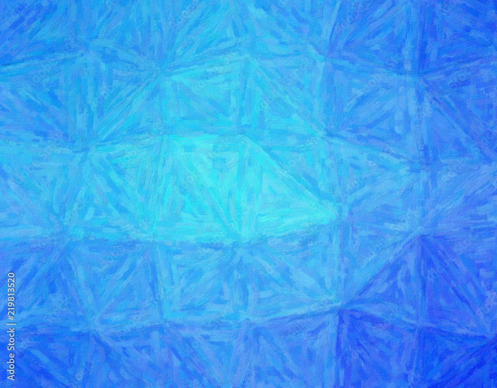 Obraz premium Nice abstract illustration of blue Impasto with large color variations paint. Good background for your prints.