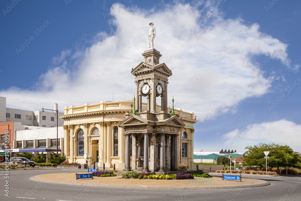 Obraz premium New Zealand Invercargill Town Centre