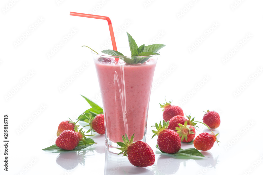 strawberry fresh sweet smoothies in a glass strawberry fresh sweet smoothies in a glass