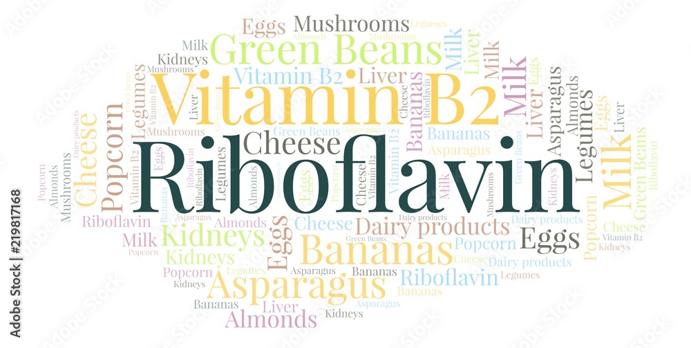 Fototapeta premium Riboflavin word cloud.