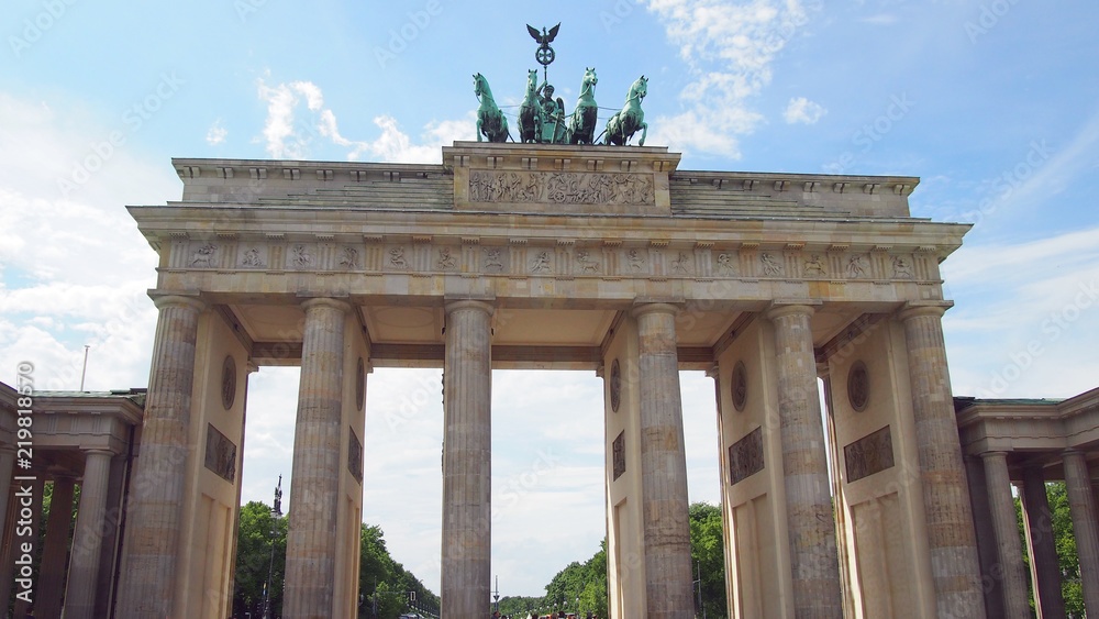 Brandenburg Gate (Brandenburger Tor) in Berlin, Germany