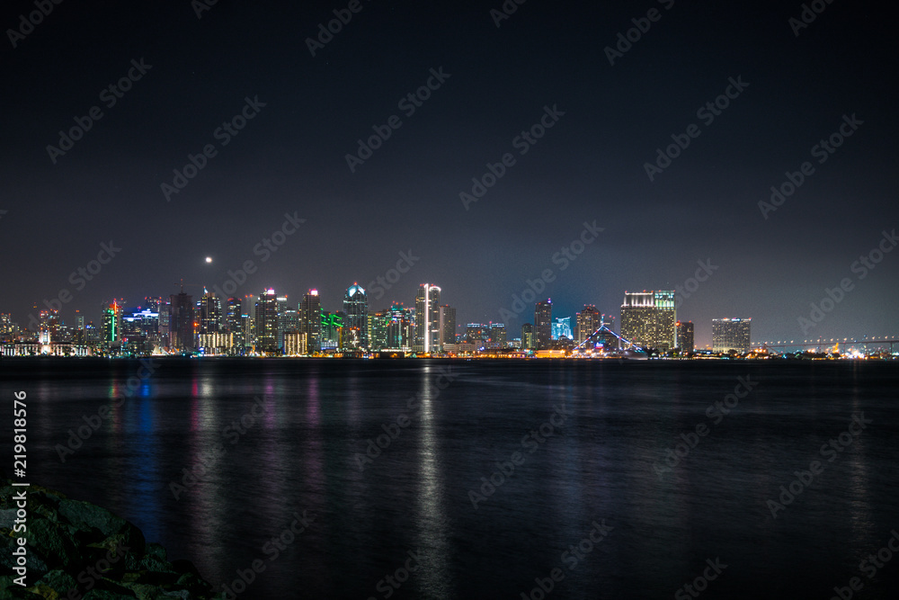 San Diego Skyscraper in night