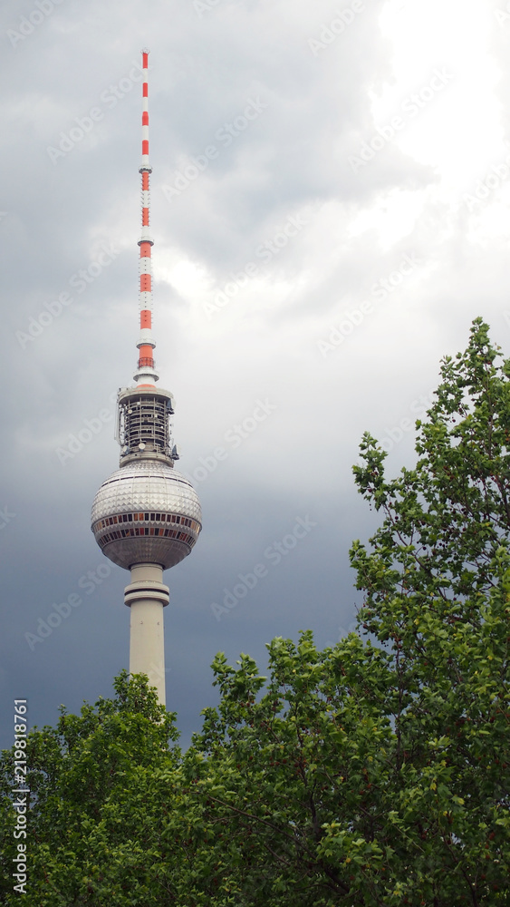 Fototapeta premium Fernsehturm (Television Tower) in Berlin, Germany