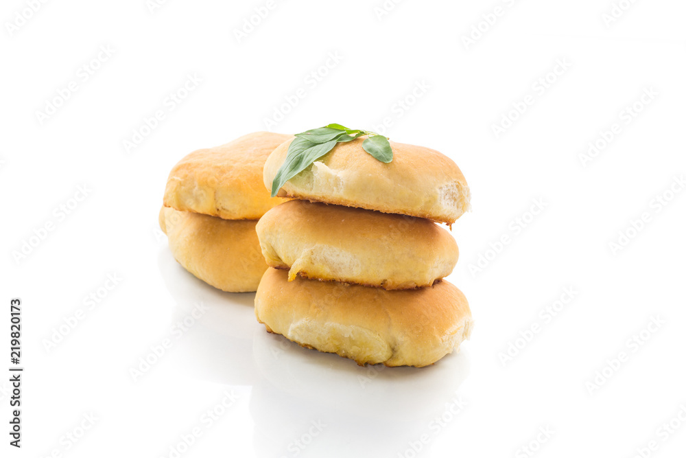 pies with filling isolated on white background pies with filling isolated on white background