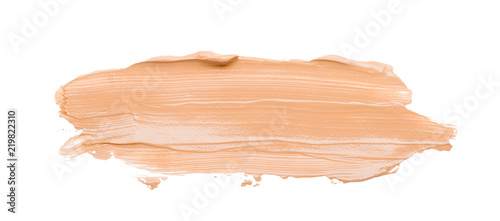 Makeup tonal cosmetic foundation cream corrector isolated on a white background