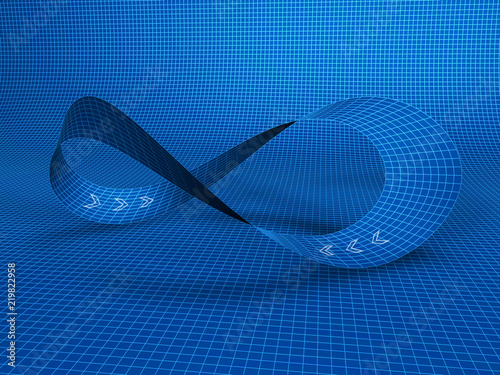Illustration of mobius strip.