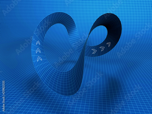 Illustration of mobius strip.