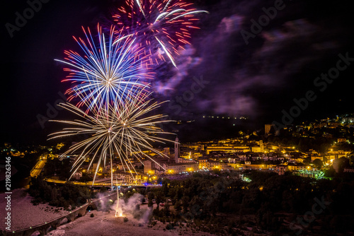 Tableau sur toile Ferragosto a Bobbio