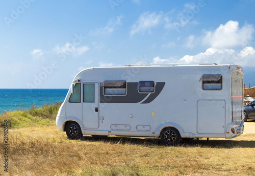 caravan holidays by the sea in the summer