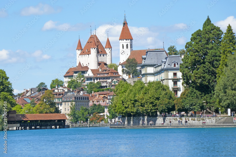 Obraz premium Stadt Thun Schweiz 