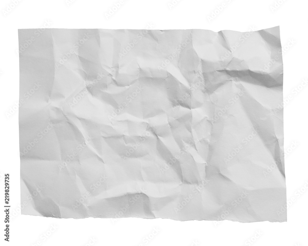 Obraz premium white paper ripped message torn