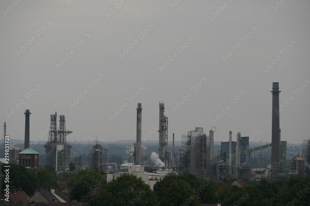 Industriegebiet - Luftverschmutzung