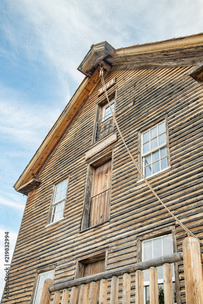 wooden three story pioneer grist mill