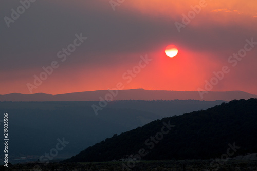 Smokey Sunset