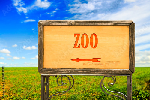 Schild 284 - Zoo photo