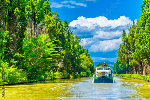 Canal du Midi near Carcassonne, France