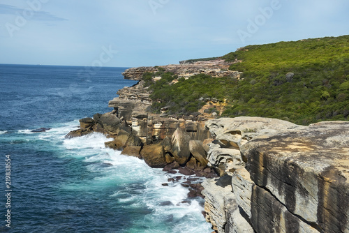 coastwalk at the Royal National Park, Sydney, NSW Australia photo