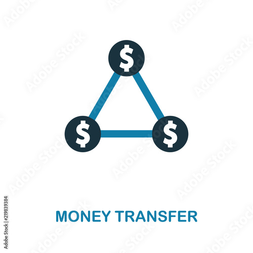 Money Transfer icon. Simple element illustration. Money Transfer pixel perfect icon design from money collection. Using for web design, apps, software, print.