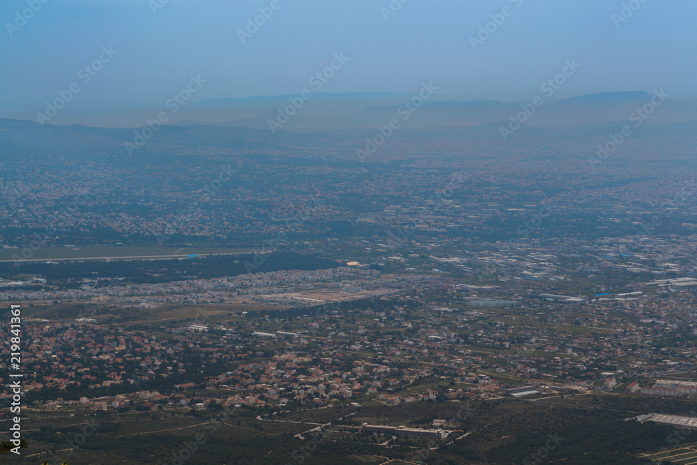 Mountain view of Athens