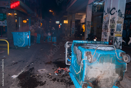 Riots in Athens photo