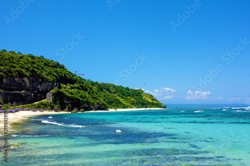 summer at beach with coral and blue sky © Surya