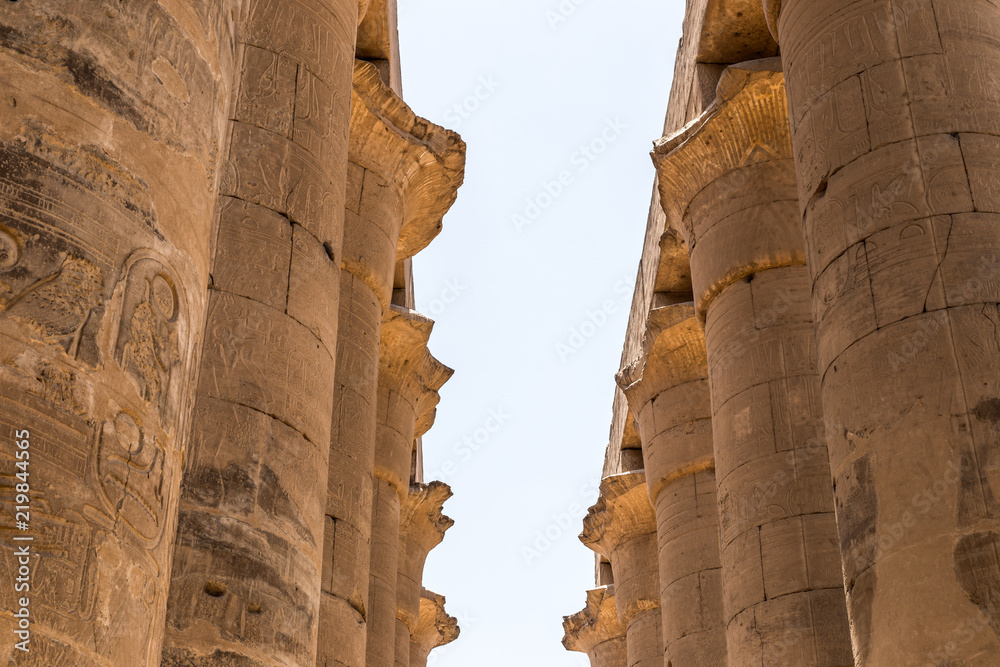Pillars of Karnak temple, Luxor, Egypt Pillars of Karnak temple, Luxor, Egypt
