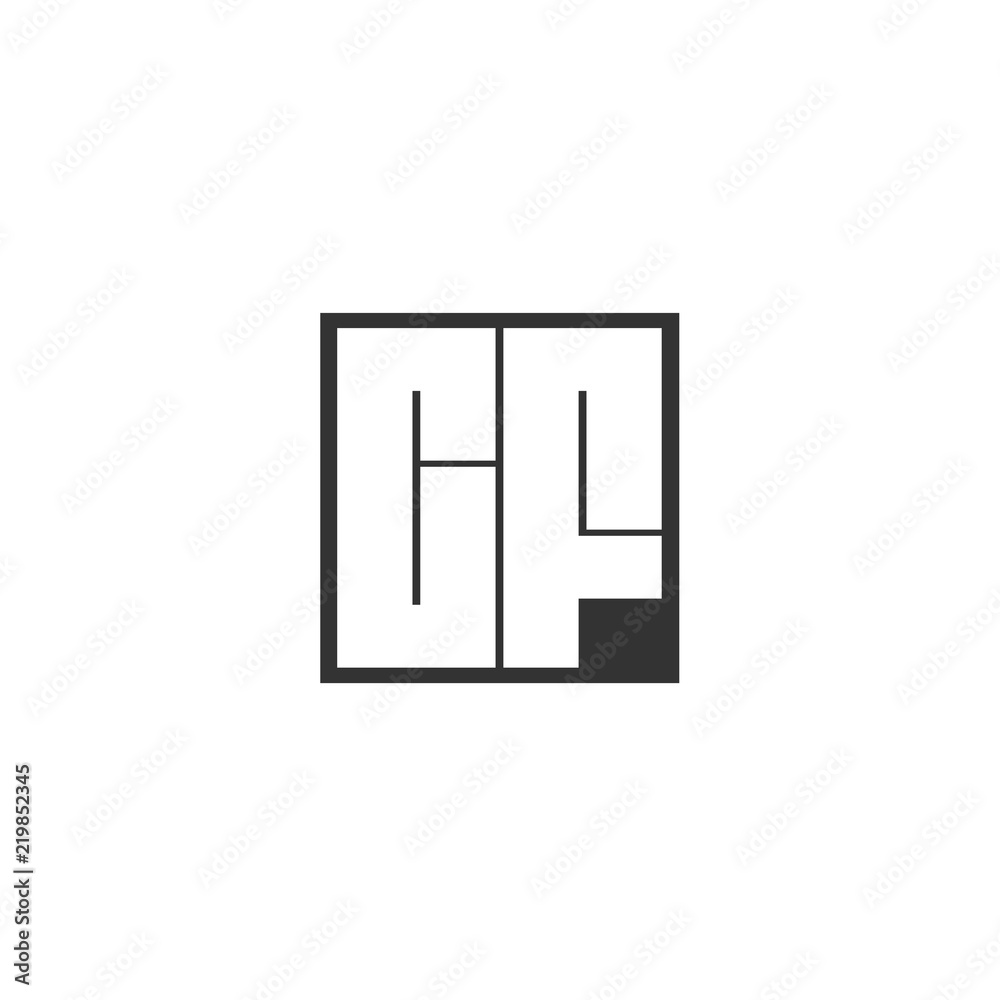 Initial Letter CF Logo Template Design