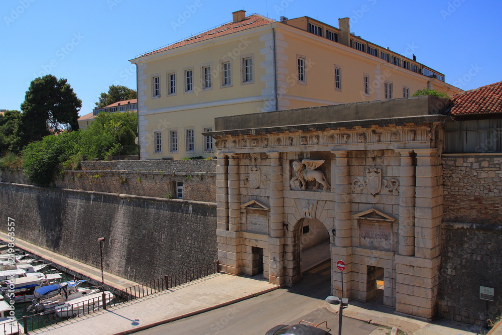 Fototapeta premium Chorwacja, Zadar - renesansowa Brama Lądowa z 1543 roku.