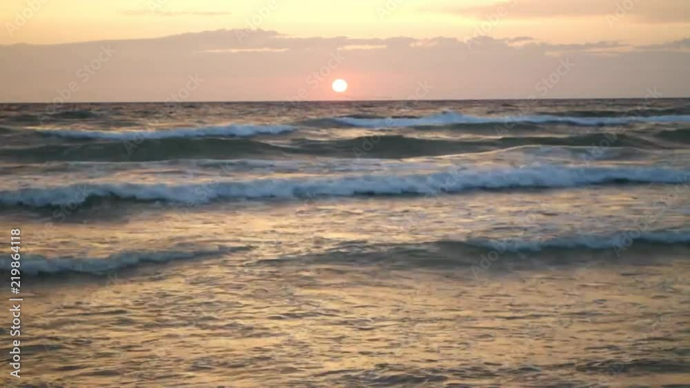 Sunset and twilight at the sea in Salento - Puglia - Italy Sunset and twilight at the sea in Salento - Puglia - Italy