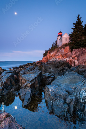 Bass Harbor Lighthouse, Acadia National Park, Mount Desert Island, Maine, USA photo