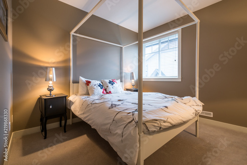 Wallpaper Mural Beautiful rustic bedroom. Interior design. Torontodigital.ca