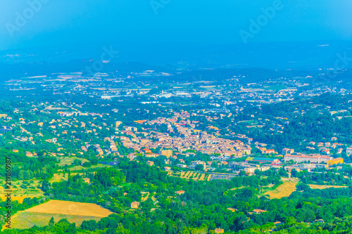 Photos Aerial view of Apt town in France