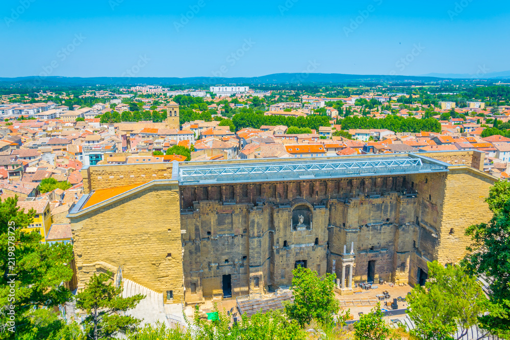 Φωτογραφία Aerial view of roman amphitheater in Orange, France