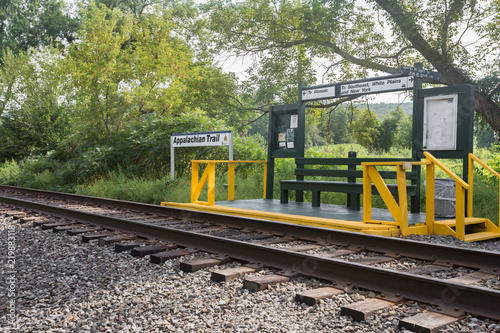 Konstfotografi Appalachian Trail Train Station