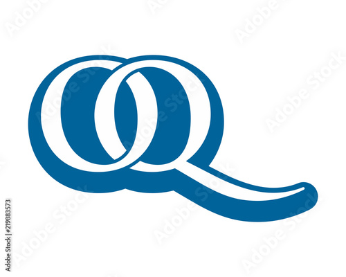 blue typography alphabet typeset typeface logotype font image vector icon
