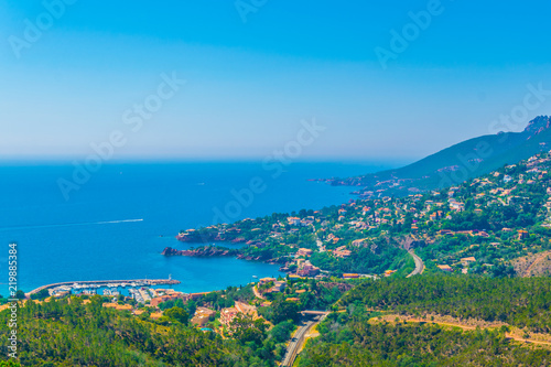 Le Trayas Superieur at the esterel massif in France photo