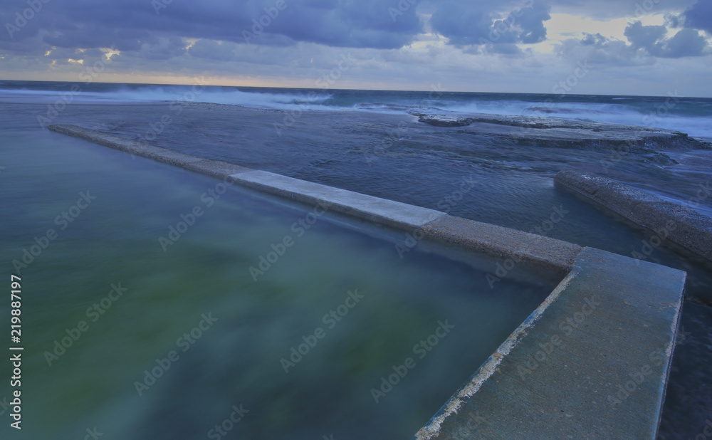 Cloudy Day at Mona Vale Rock Pool