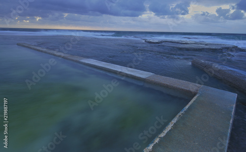 Cloudy Day at Mona Vale Rock Pool