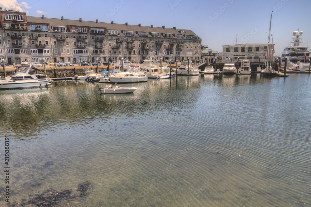 Obraz premium Boston is a Major City on the East Coast of the United States