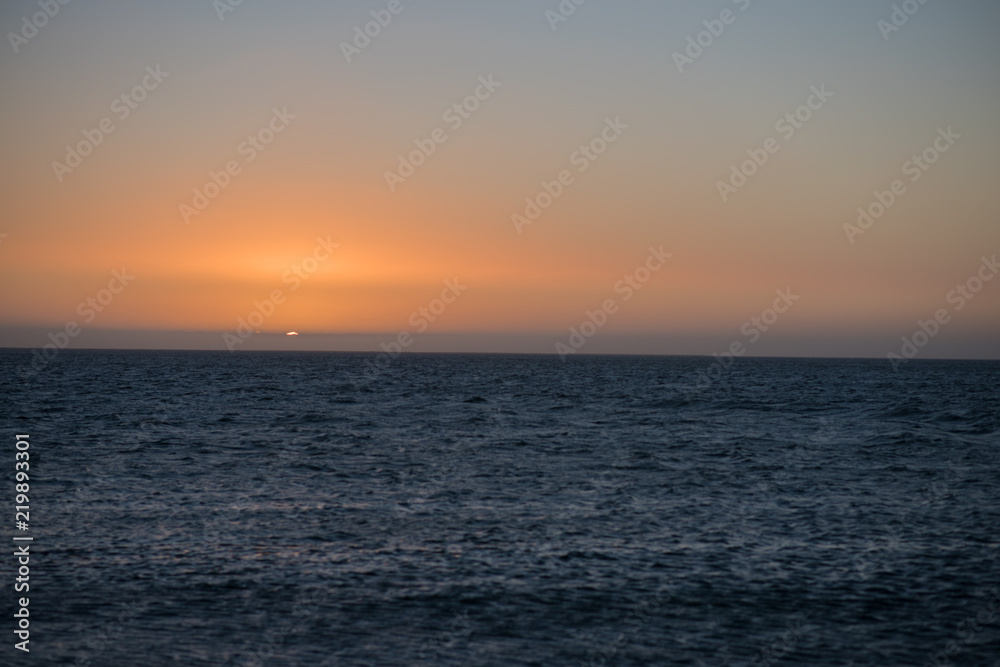 Sunset over the Atlantic