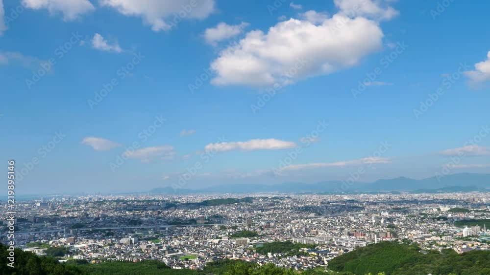 都市風景　福岡市　タイムラプス