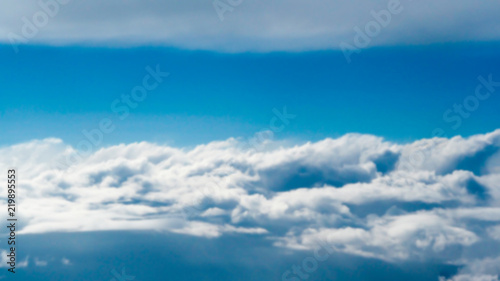 Cuadro en lienzo blur cloud blue sky